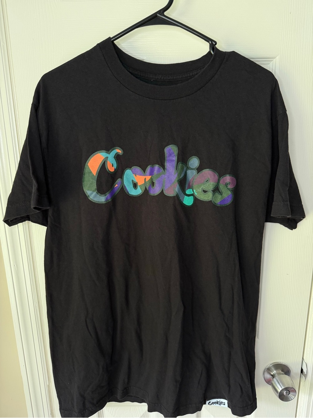 Cookies Black Short Sleeve Logo Tee